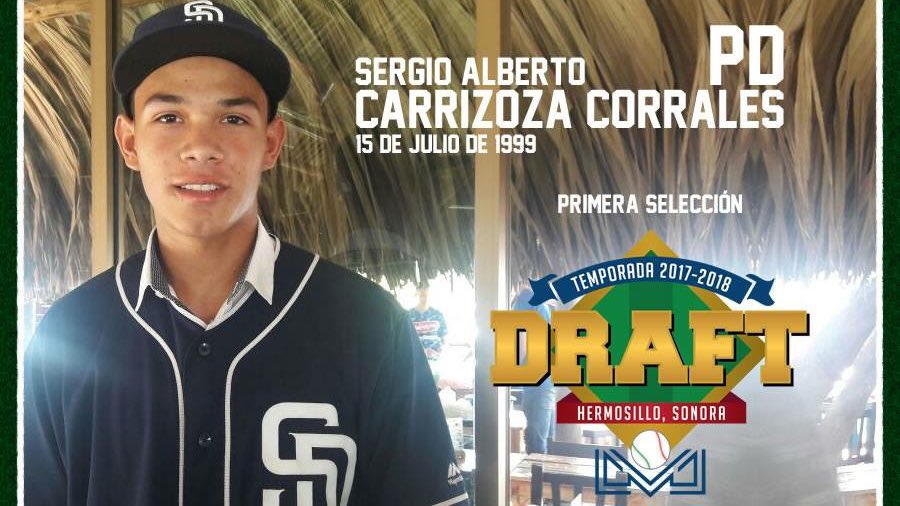 Liga_Arco's tweet photo. Sergio Alberto Carrizoza se convirtió en la primera selección del #DRAFTLMP2017 ✅
Un gran futuro por delante 💪⚾️ https://t.co/AAJbQaZClA