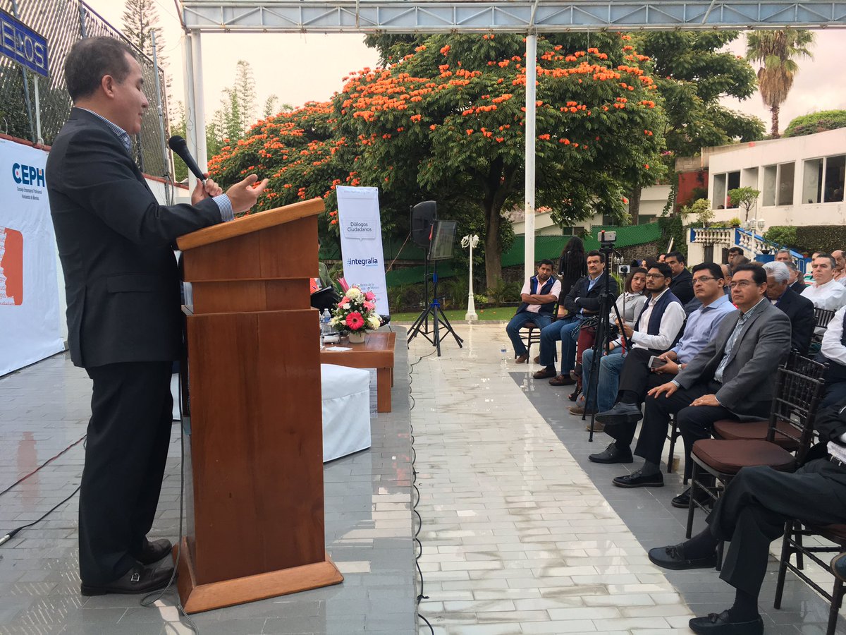 CaballeroSolano's tweet photo. Los retos de la democracia en México @LCUgalde 
Como ciudadanos debemos participar y proponer acciones contundentes a favor de Morelos. https://t.co/wm6Ztqosi1
