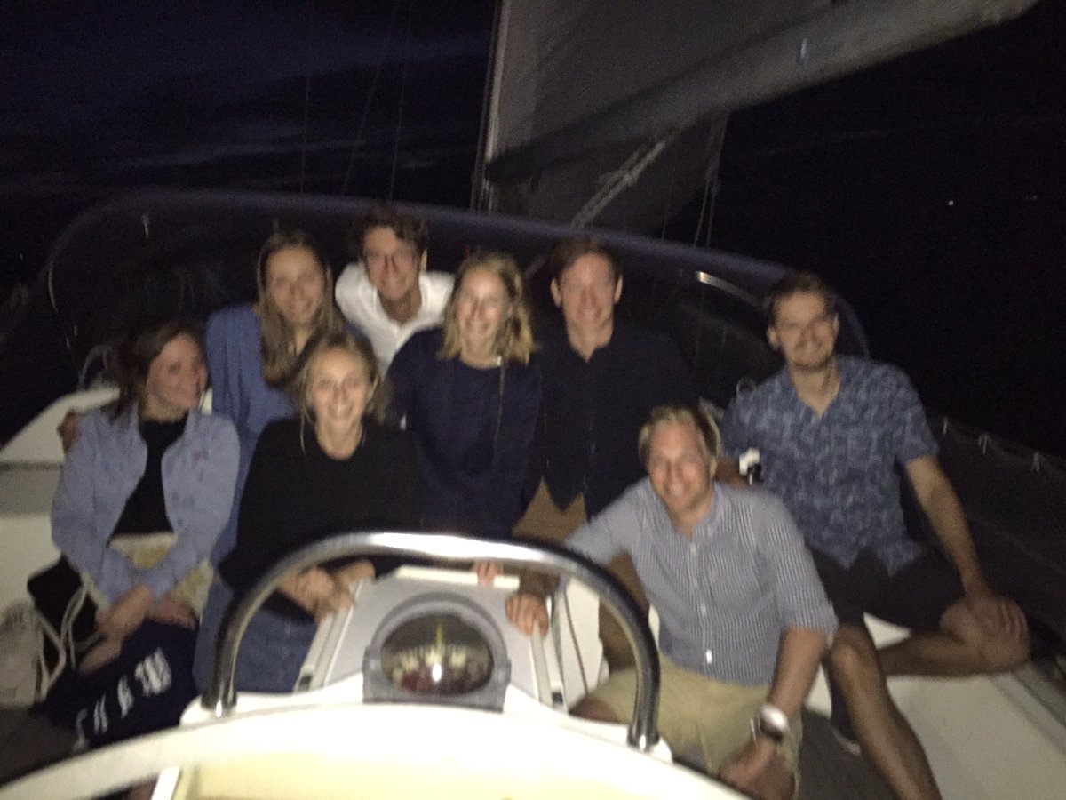 vanpupi's tweet photo. Nice temporary crew for a lovely #eveningSailing maybe a bit late, but LOVELY sailing! Thanks #niyr2017 for the crew //@maastenbredos https://t.co/vCLM7Z5rYr