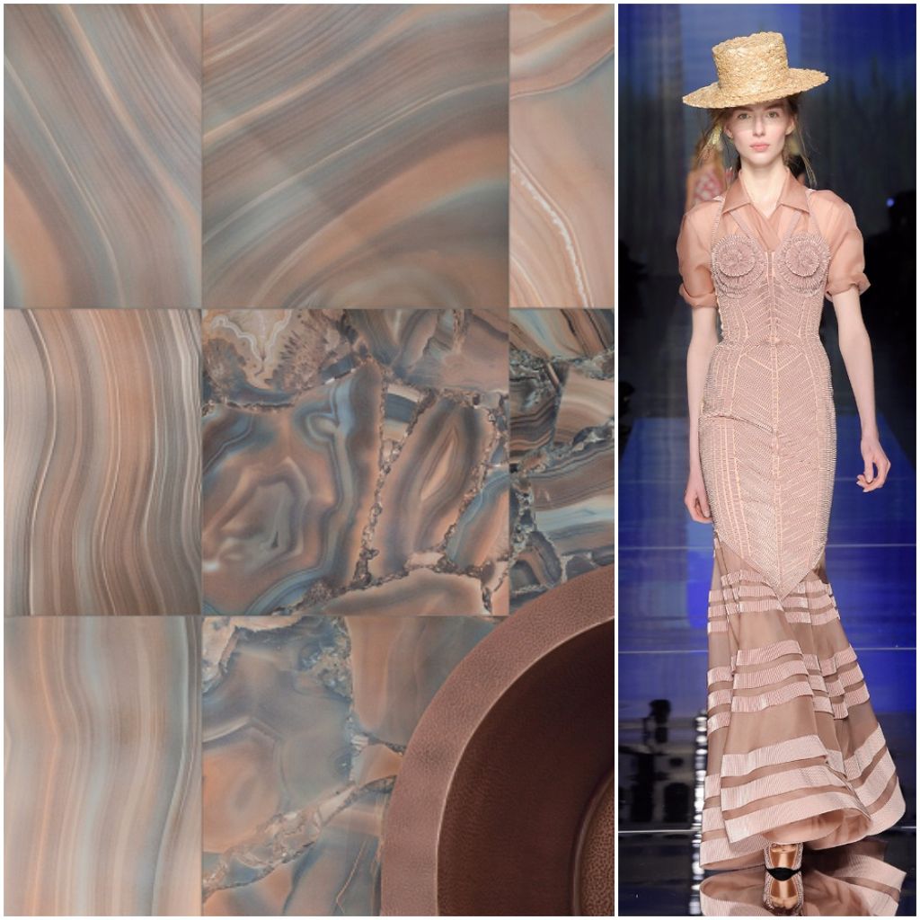 RichmondTile's tweet photo. Be it the patterns, textures or colors, #LaFabbrica is on trend with the fashion world #30daysofFashionMeetsTile #jeanpaulgaultier #interior https://t.co/CwUCAR6iXP
