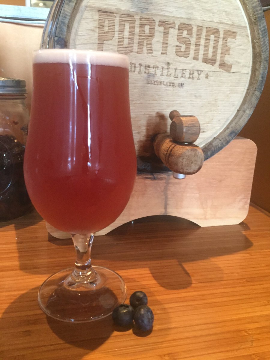 PortsideCLE's tweet photo. #FreshTap Friday ! Blueberry Hill with 100% fruit, no additives, no filler. A slightly sweet, crisp &amp; approachable fruit beer. $1 off today! https://t.co/SlMtpnOkKE