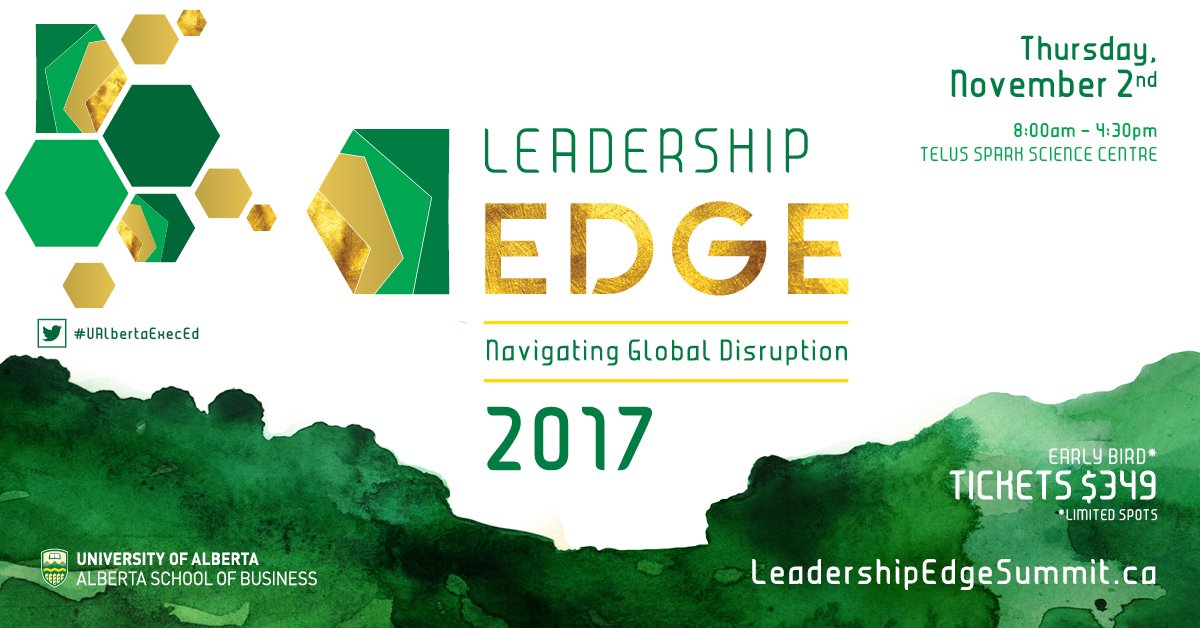 Switchback4ever's tweet photo. Early bird tickets are on sale now. Learn to be a disruptor. #UAlbertaExecED Grow your leadership skills. #yyc https://t.co/QBePQCCiTh https://t.co/QZPtn168n6