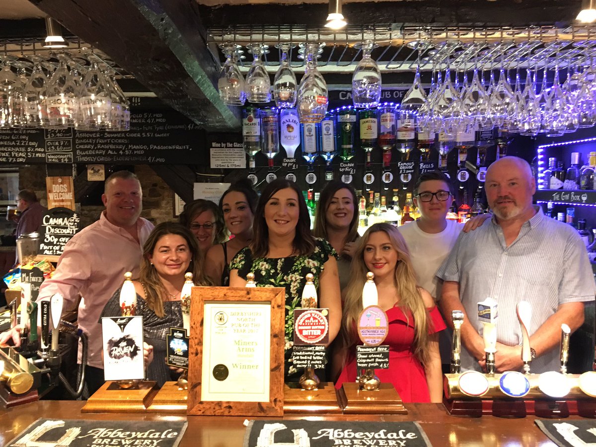 Congratulations to <a href="/laurenjaywhite/">Lauren White</a> and team  <a href="/Minershundall/">Miners Arms, Hundall</a> - North Derbyshire Pub of the Year - good luck in the East Midlands final!