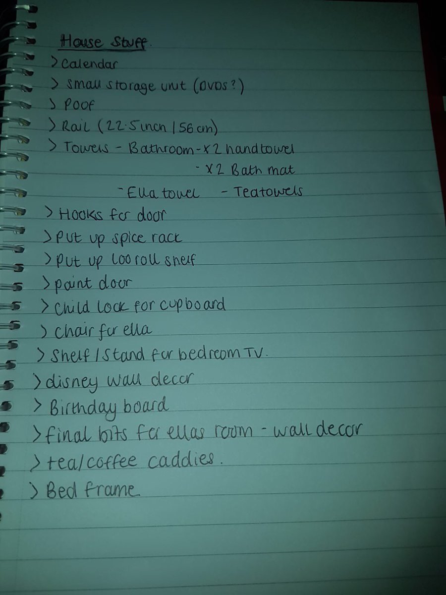 stepdadjournal's tweet image. Sooooo just a few things required before moving in day then🙈🏠#moveinday