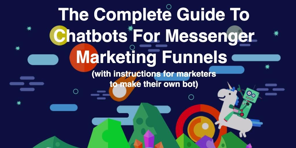 FlingCardApp's tweet image. The Complete Guide to #ChatBots for Messenger #Marketing Funnels (including how to make your own bot) by @nickajulia buff.ly/2t5eS2V