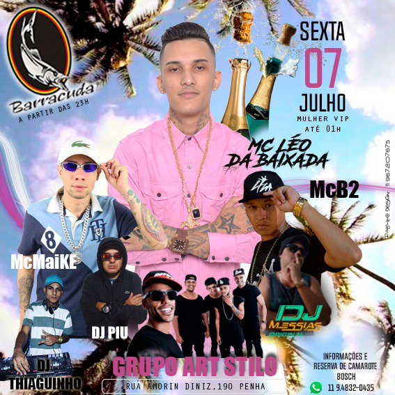 barracudaofc's tweet photo. E hoje em, nao fique de fora dessa em @mcleodabaixada aqui no @barracudaofc . 👏 
Dentro da evoque já está cheio de fumaça 🎶. https://t.co/ZTqlfM5fcJ