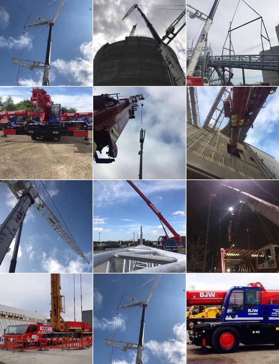 <a href="/BJWCRANES/">BJW #CRANES LTD</a> #cranes #tadano 400t crane working in England. ☺️
