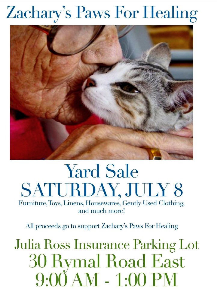 Join us for a #yardsale tomorrow morning, July 8th, #hamont! Hope to see you there!