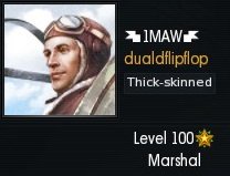 dualdflipflop's tweet image. I normally don&apos;t post game stuff, or post at all... but today I just achieved level 100 on #WarThunder #InternetPoints