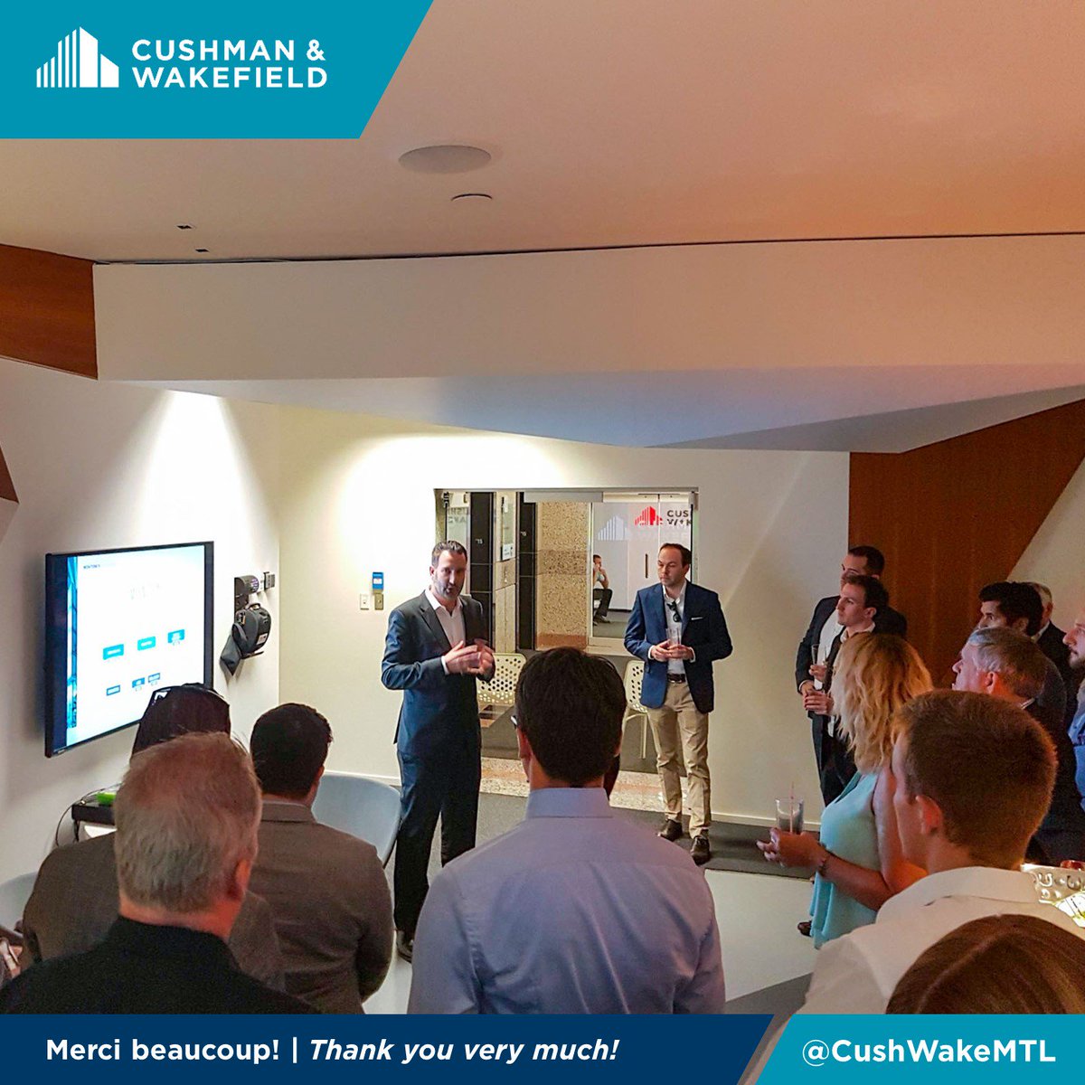 CushWakeMTL's tweet photo. Merci au @GroupeMontoni  pour la belle soirée d'hier! | Thank you to Montoni Group for the enjoyable evening yesterday! @mike_mjager https://t.co/mfh3C42E1b