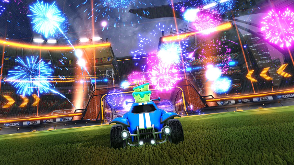RocketLeague's tweet image. Rocket League turns two today! To our players: THANK YOU for continuing to be part of one of the best communities in gaming!!!