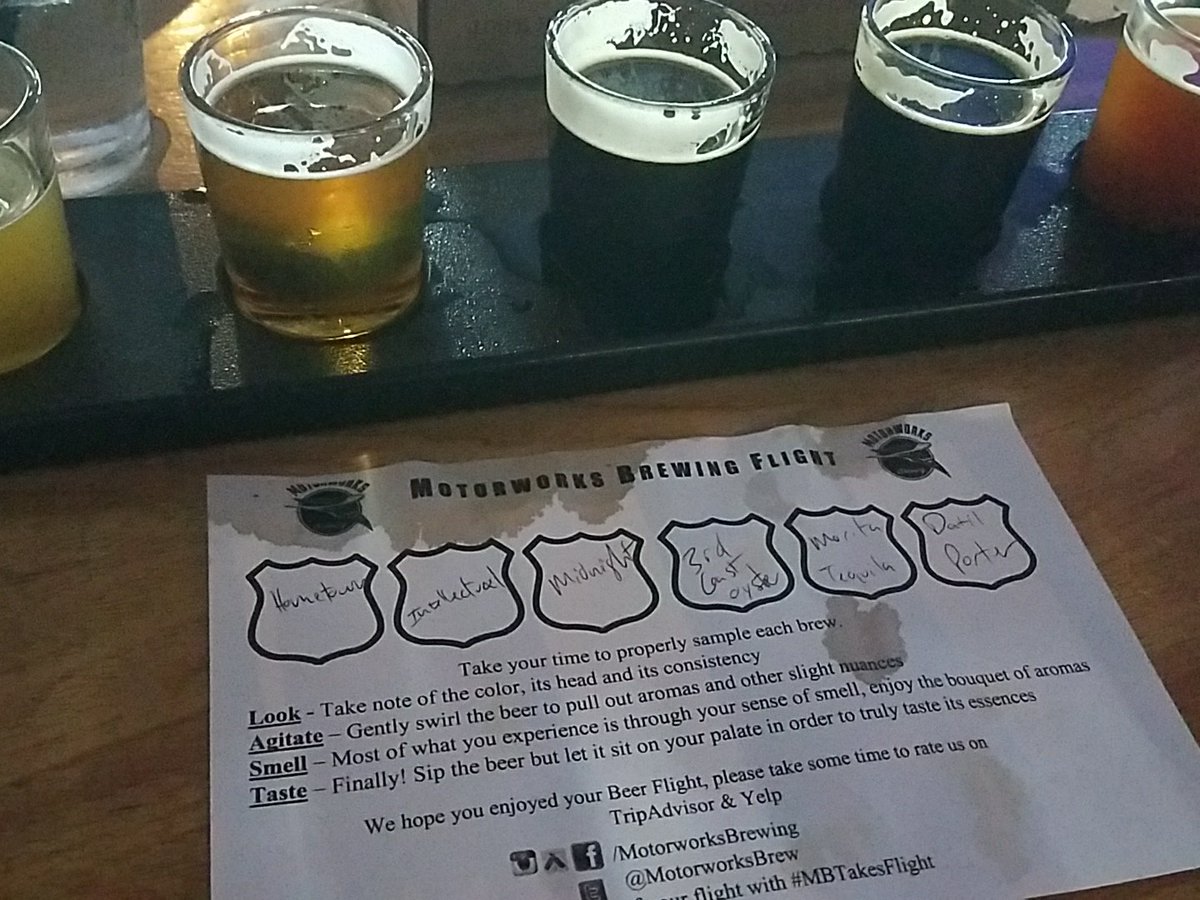 Craft brew lovers, make an effort to find or get to <a href="/MotorworksBrew/">Motorworks Brewing</a> in FL. #KillingIt #Beer  #WorthATrip