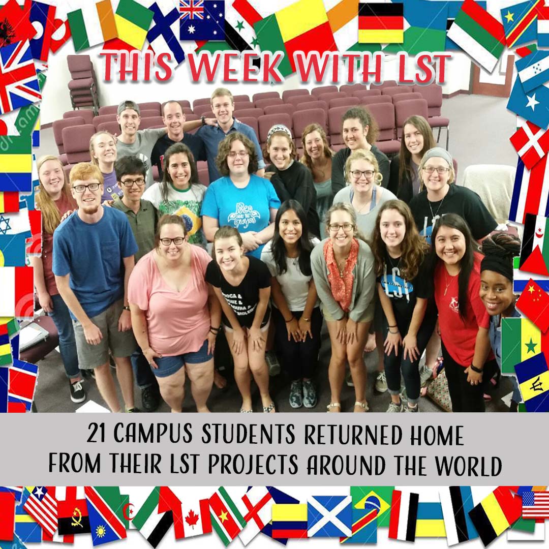 LetStartTalking's tweet photo. This Week With LST - 21 Campus Students Returned Home From Their LST Projects Around the World #LST #SharingJesusSharingOurselves #LSTU https://t.co/PMVhpH8DpS