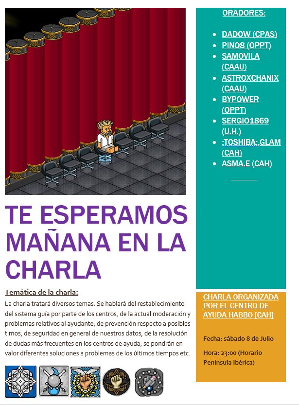 CentroCAHABBO's tweet photo. Ey!! Mañana estáis invitados todos a la charla que tendrá lugar a las 23:00 (Horario península ibérica) prometemos que será entretenida! 😋😋 https://t.co/9hcxpxiaOM