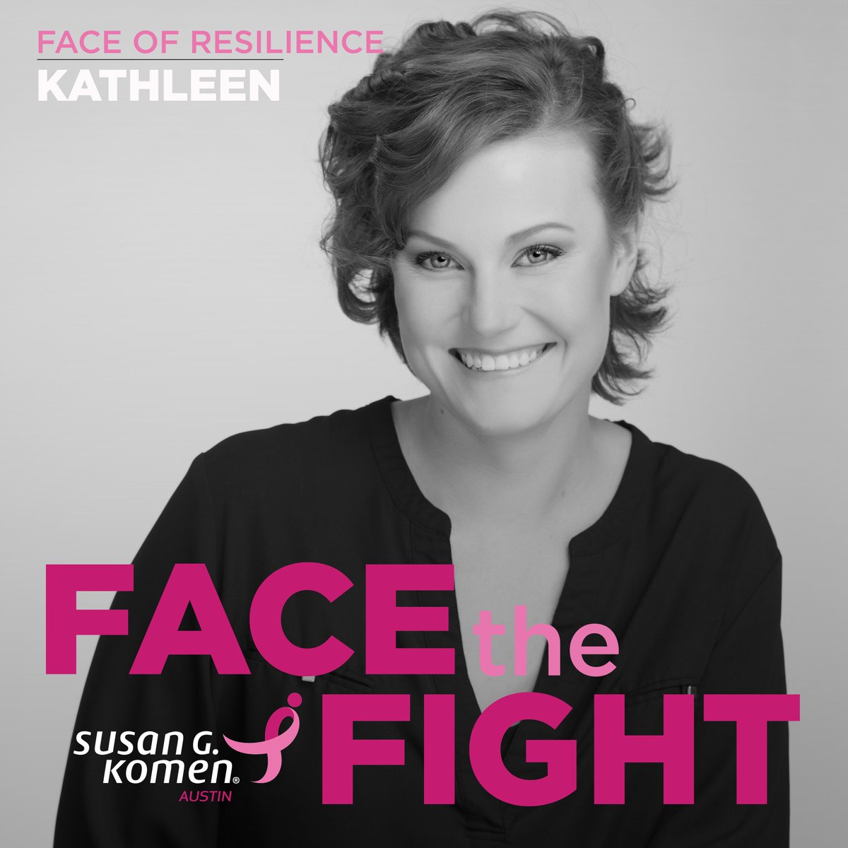 komengtrcetx's tweet photo. "This journey is hard, unexpected and unpredictable, but I’m gonna fight, and I’m gonna win!!!" -Kathleen, #bc survivor. #FaceTheFight https://t.co/qatUYy9gfq