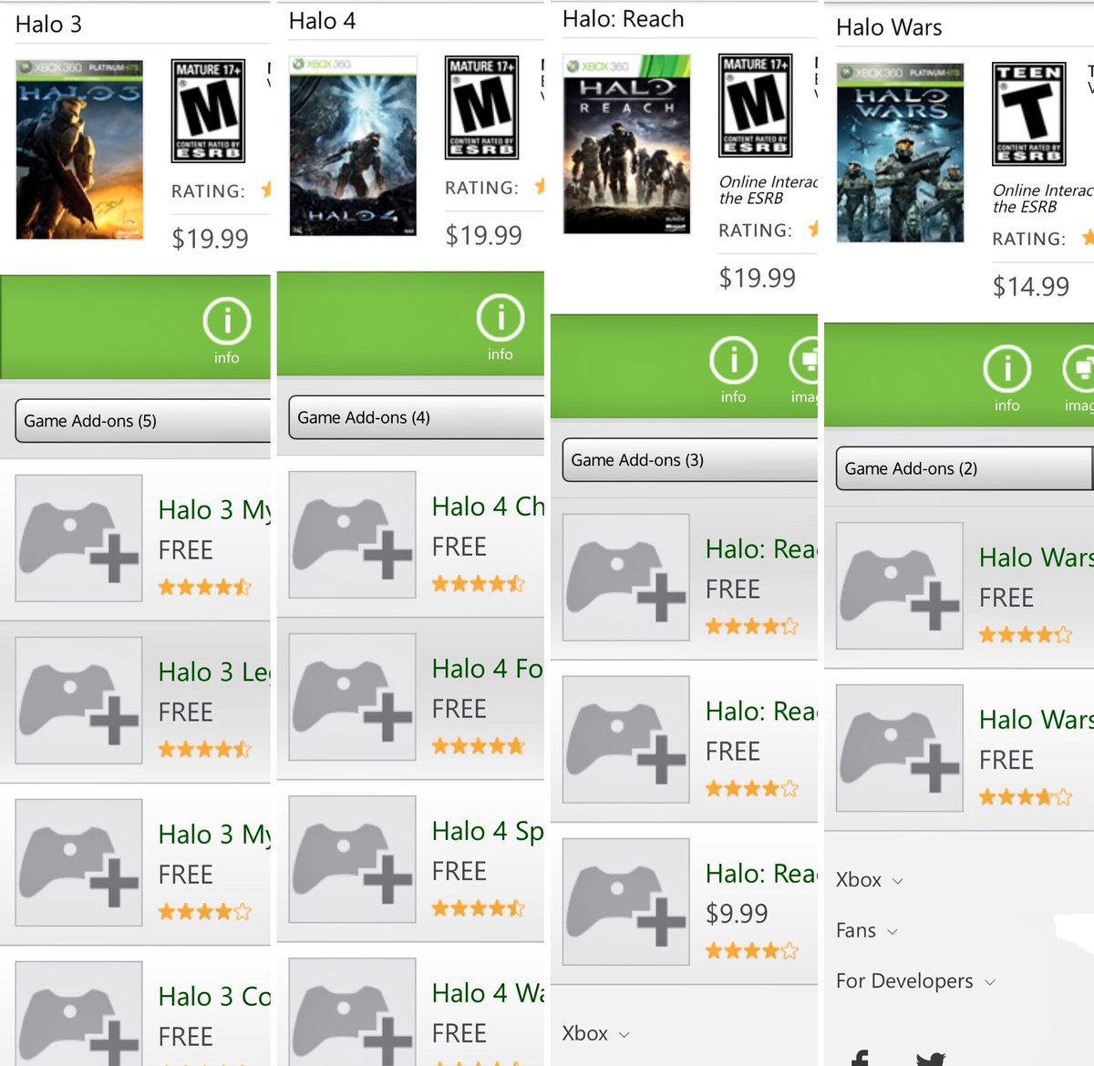 halo 3 xbox marketplace