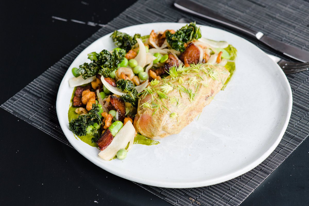 Our latest chicken entree has got it going on! Come try it out 😄.