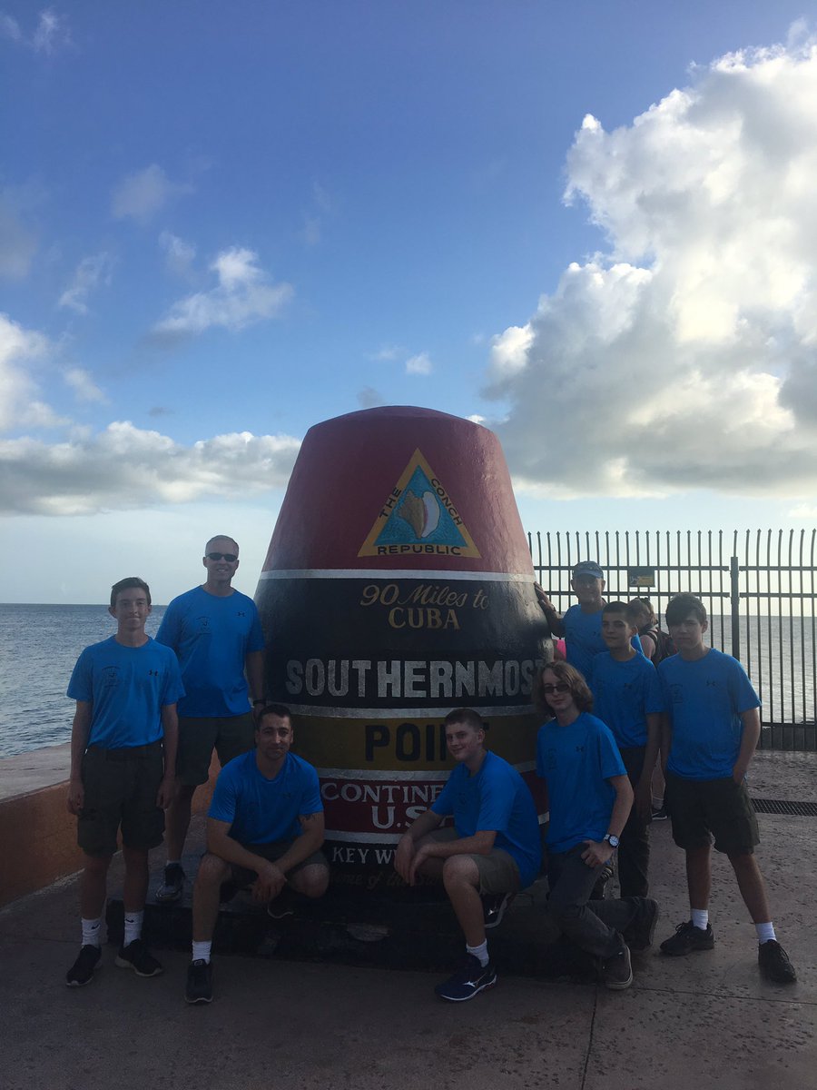 Troop474's tweet image. Troop has made it to the US Southern most point. #troop474 #seabase