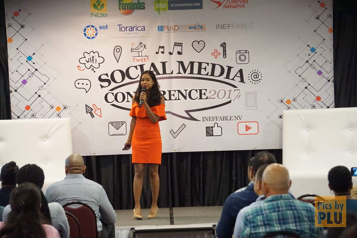 SocialMedia_SU's tweet photo. The official photos of the Social Media Day 2017 are online! Special thanks to @picsbyplu
#smcs2017
#SMDaySR
#Suriname
#Socialmedia https://t.co/nwClbKEuKp