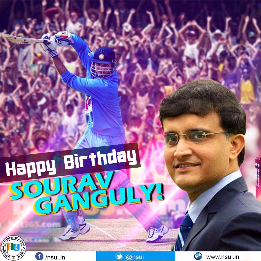 Happy birthday Dada     . saurav ganguly 