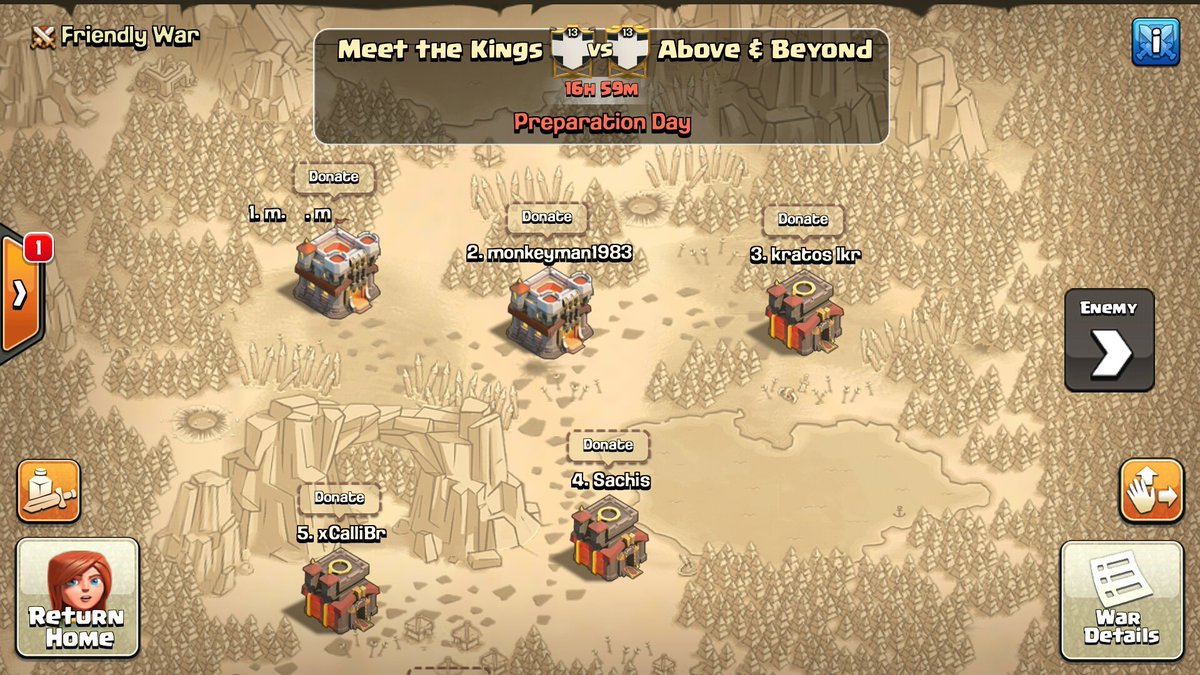 This is it.. the final of CWL Lite 🍻
Looking forward to an epic finale #hype GL <a href="/AboveBeyondCoC/">Above & Beyond</a> <a href="/RAC_coc/">Reddit Alliance Clans</a> <a href="/champwarleague/">Champions War League</a> <a href="/ClashofClans/">Clash of Clans</a>
