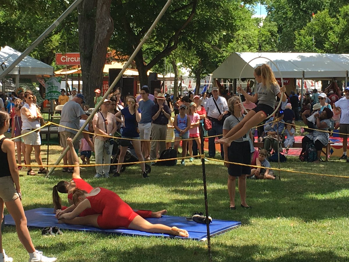 CircusArtsSRQ's tweet photo. Another fantastic day at @smithsonianfolklife. Hard to believe there are just TWO DAYS LEFT! πͺπΊπΈ #CACinDC #2017Folklife https://t.co/SNUWj4U6TY