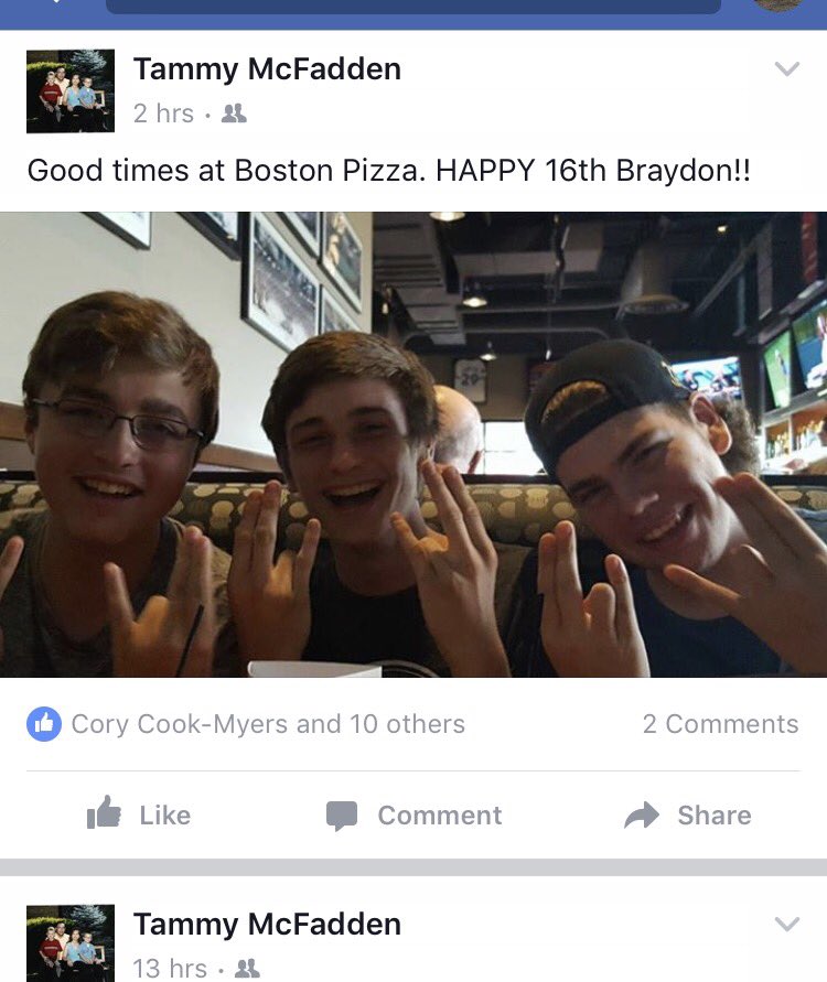 Bmcfadden19's tweet photo. You're welcome mom https://t.co/tUXqepC6mQ