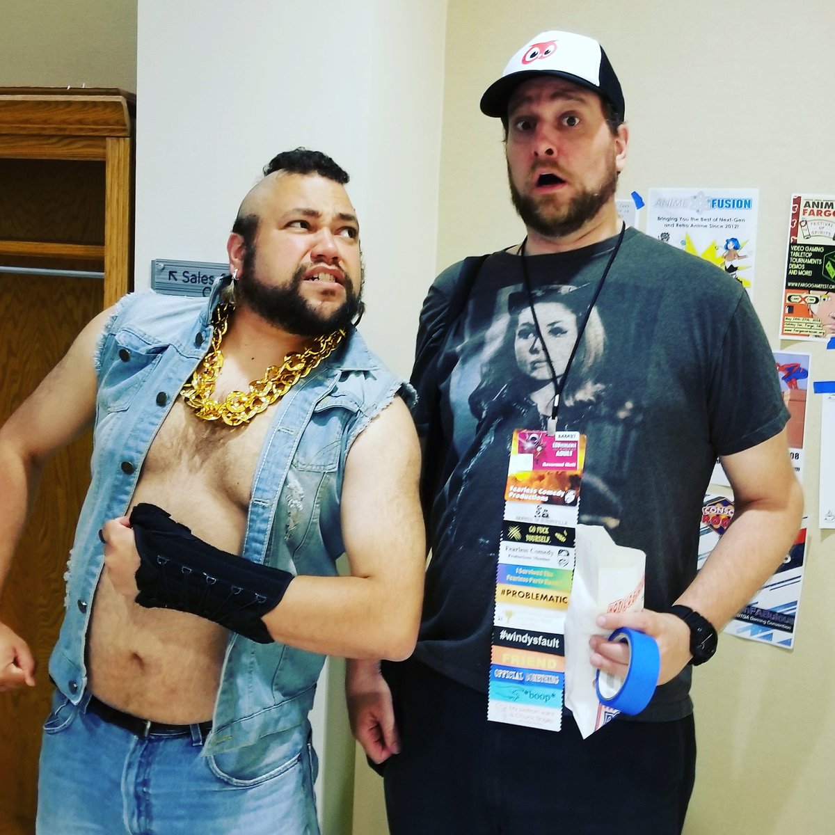 Fearless at CONvergence but who isn't a little afraid of Mr. T? A FOOL THAT'S WHO!