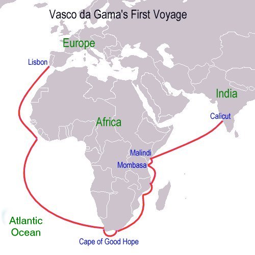 mohanstatsman's tweet photo. Today in 1497: Vasco da Gama, set sail from Lisbon with a fleet of 4 ships &amp; a crew of 170 men. He reached India after 10 months, 12 days! https://t.co/VpWo8uuUEb