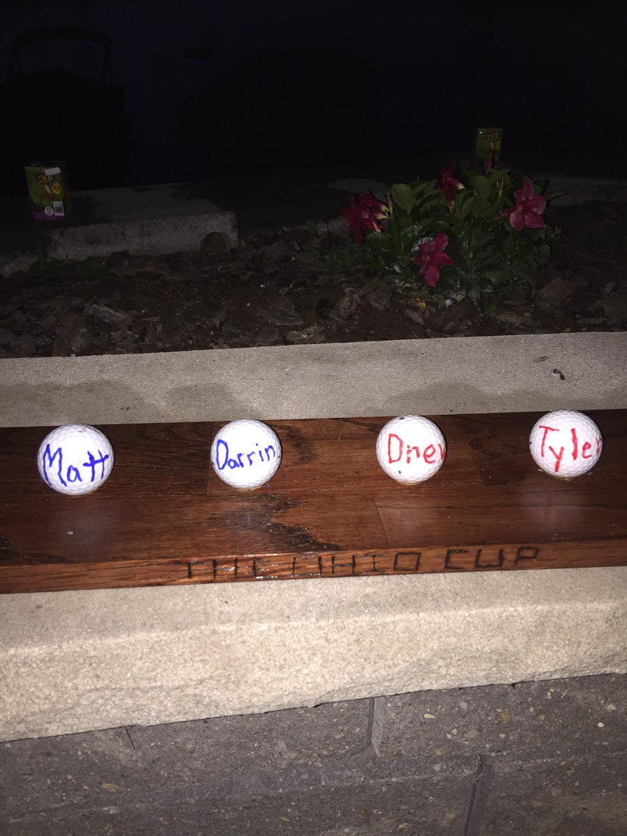 OhioCup's tweet photo. Match up 2 in four ball https://t.co/EutpMLuqkk