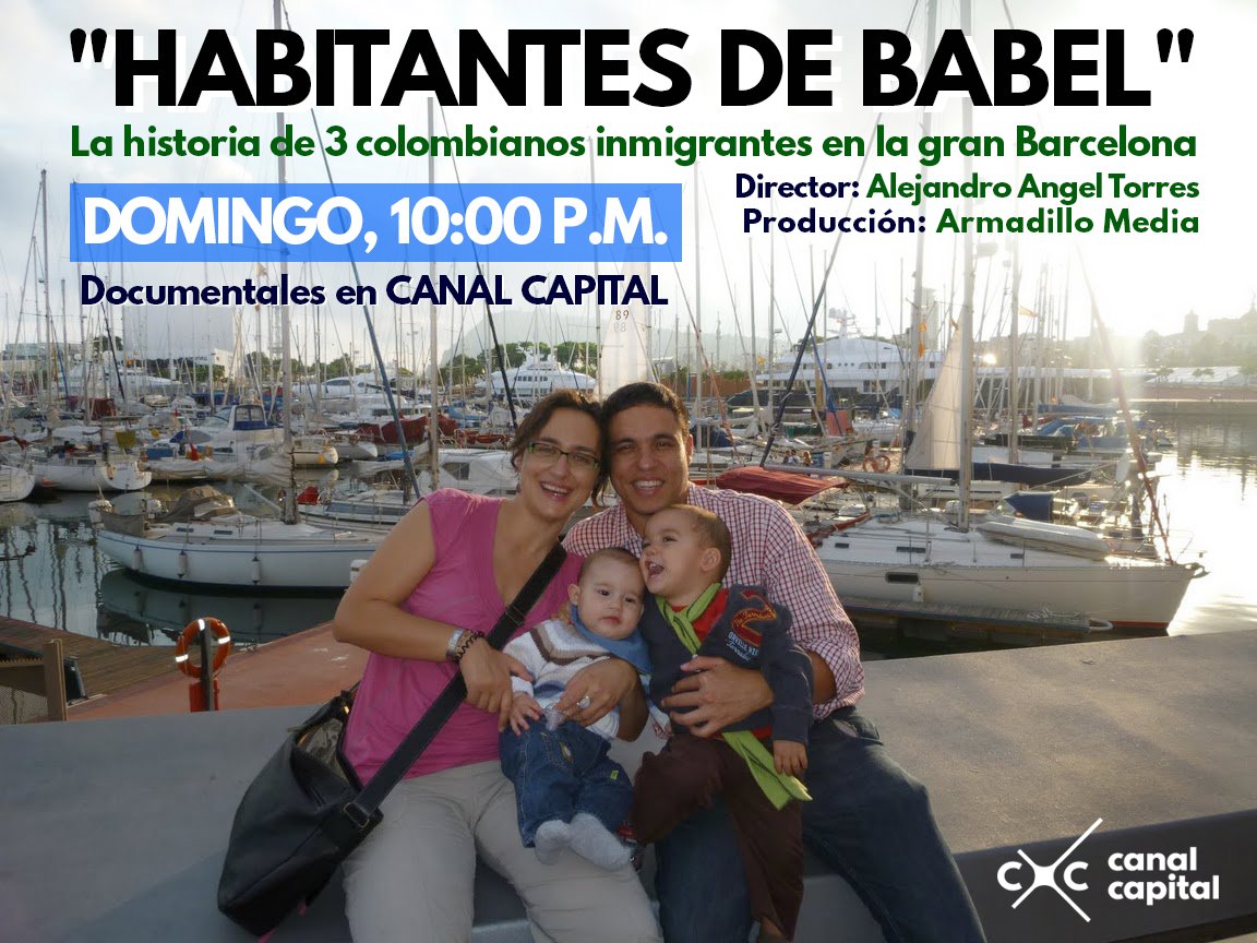 CanalCapital's tweet photo. Érika, Óscar y Giselle cuentan cómo se adaptaron a #Barcelona en "Habitantes de Babel". HOY a las 10:00 p.m. Presenta @CanalCapital → https://t.co/gJ14qsdVSP