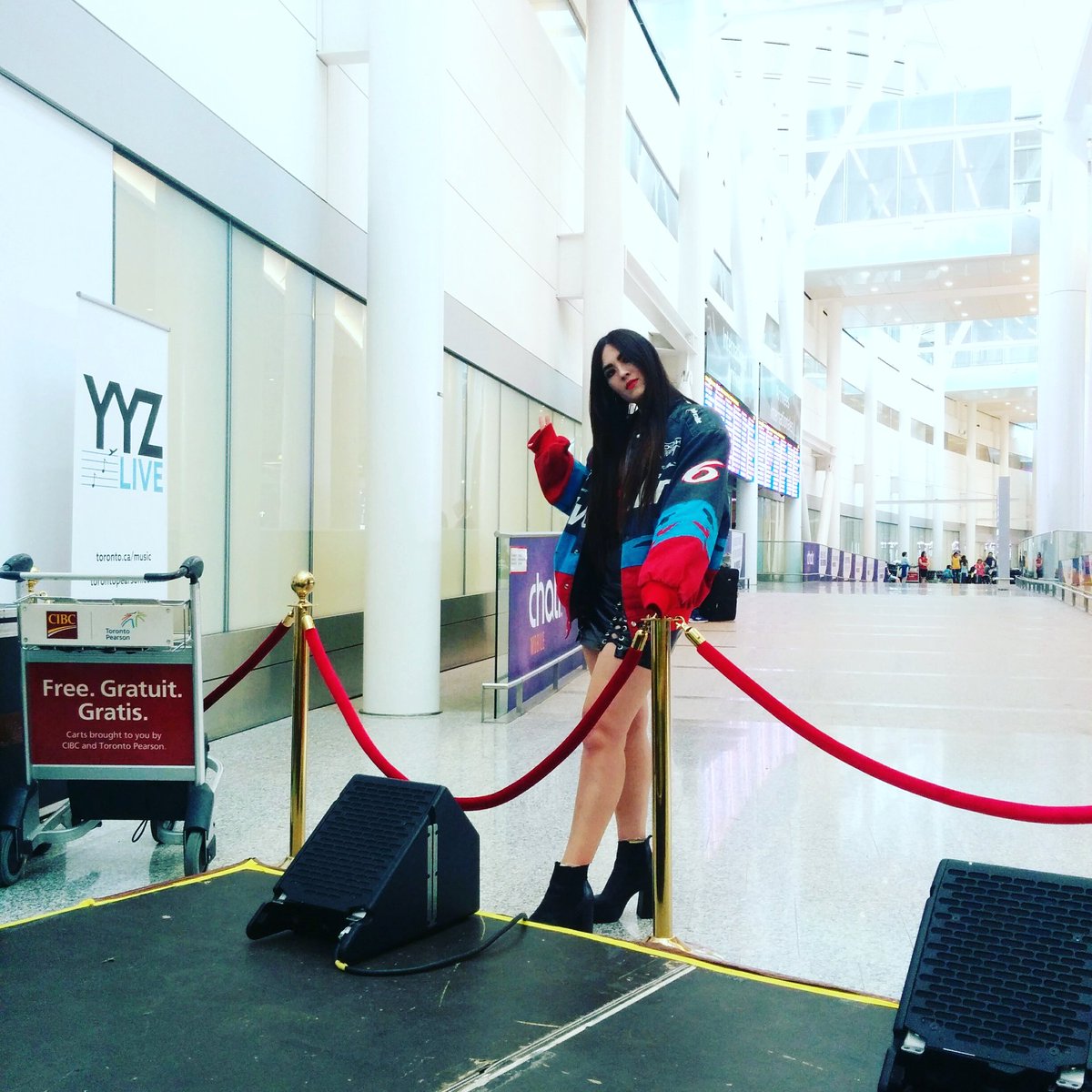 MikkyandAlex's tweet photo. Thank you @TorontoPearson and @TorontoComms for letting us play YYZ Live, it was one of our favorite performances!! https://t.co/JNh3kHO53J