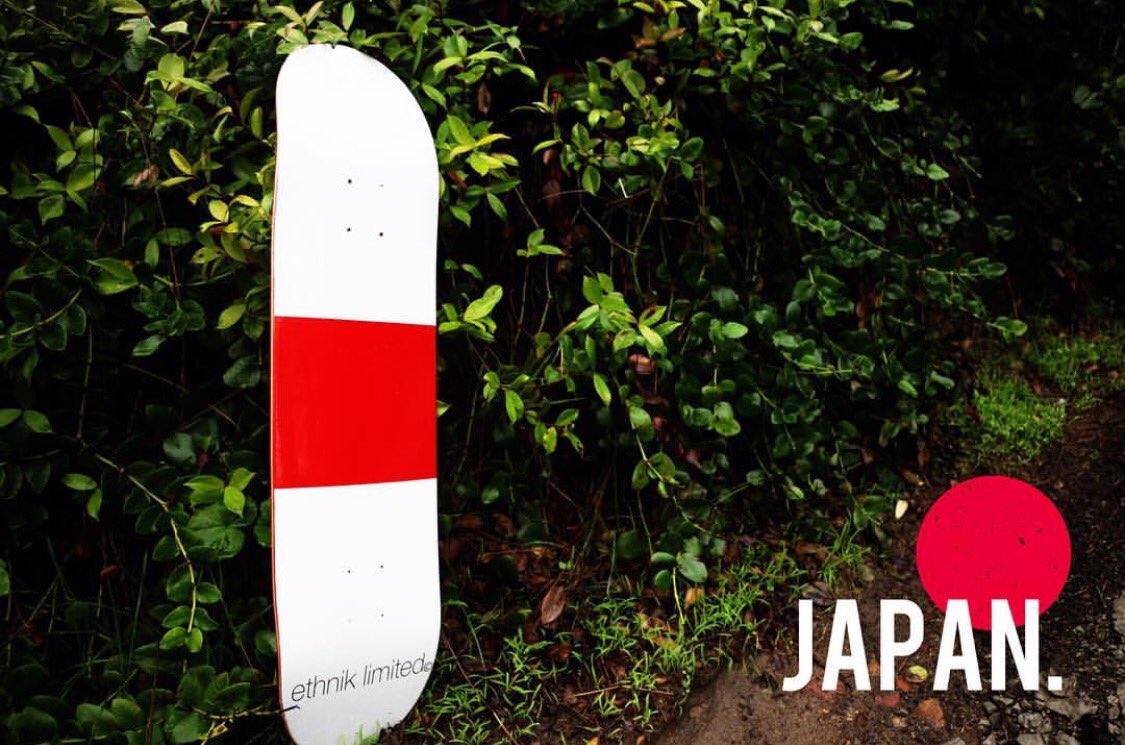 ethniklimited's tweet photo. We still have a few left #WESKATE #JAPAN #ETHNIKLIMITED #skateboard #music #art  #skateordie #skatelife #shraplin #japan #tokyo https://t.co/T41e3Bm0GY
