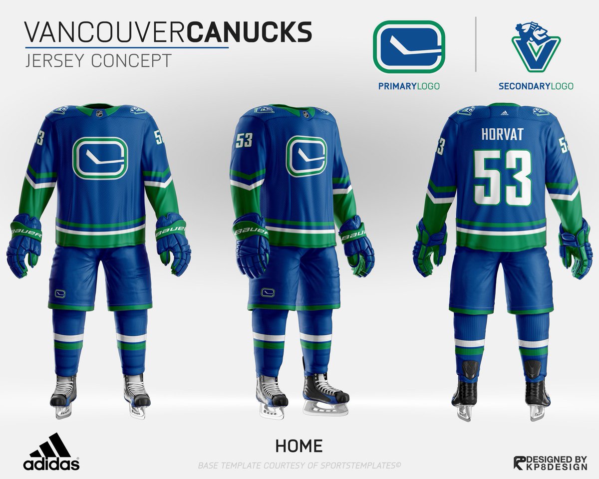 canucks 80s jersey