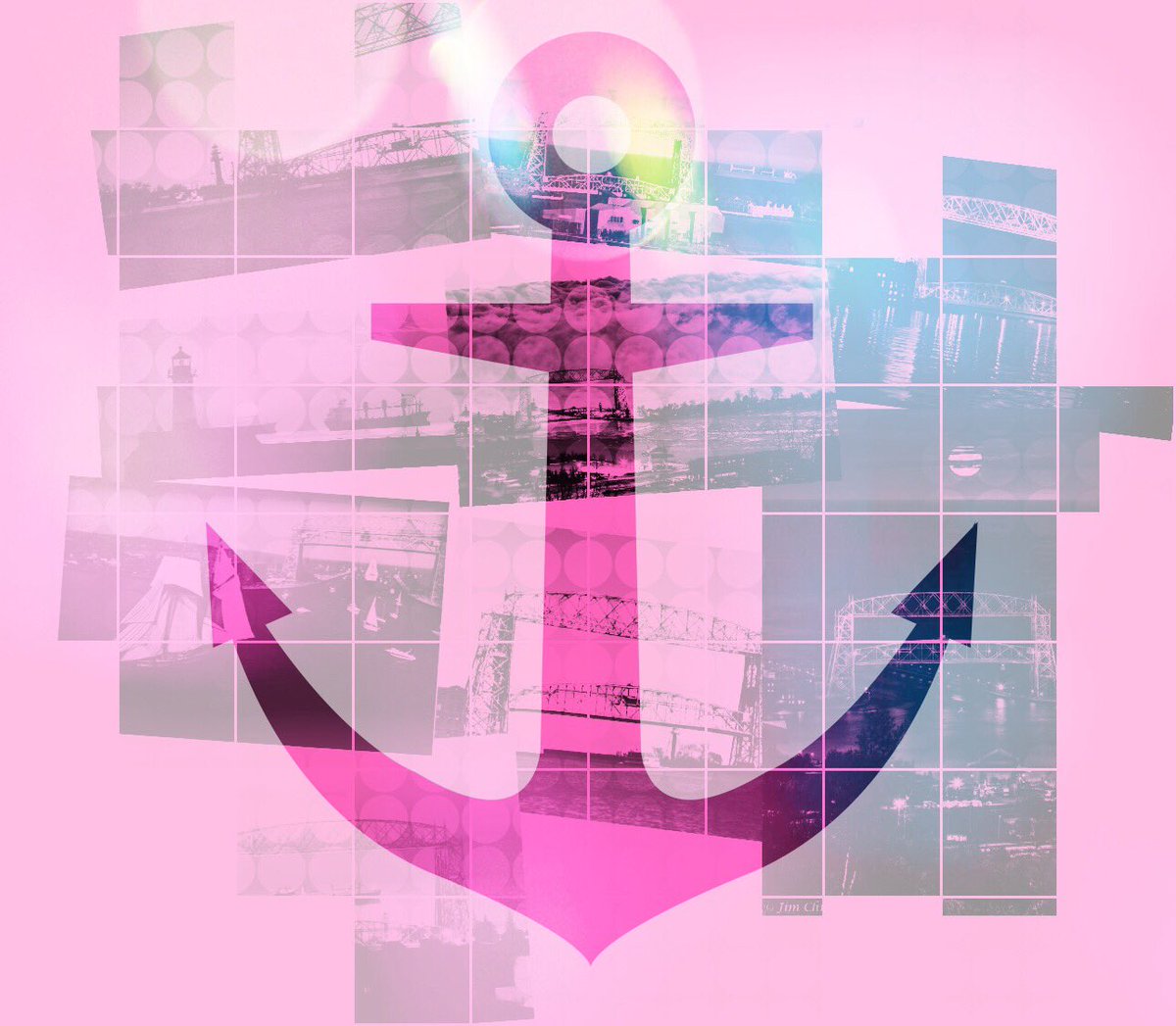 #DLH #duluth #pink #art #artist #anchor #bandart #albumart