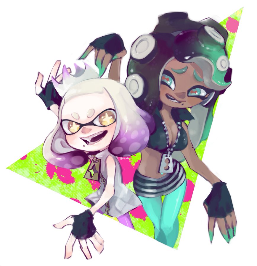 まとめ スプラ3が待ち遠しい Splatoonの 可愛い カッコイイ イラスト11選 Gameshes ゲームシーズ