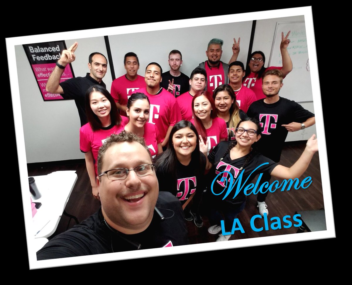 NewSethMan89's tweet photo. Congratulations to the graduates of my most recent LA MLC Training! You guys did awesome! Good luck in your stores! @TMW_team @TMobile https://t.co/Kec1oNu6Dc