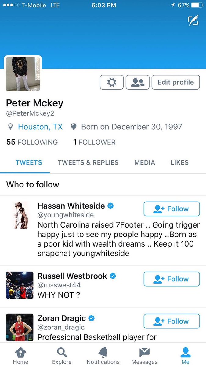 Go follow <a href="/PeterMckey2/">Peter Mckey</a> 🤗