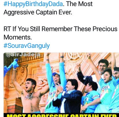 Happy birthday dada (sourav ganguly) 