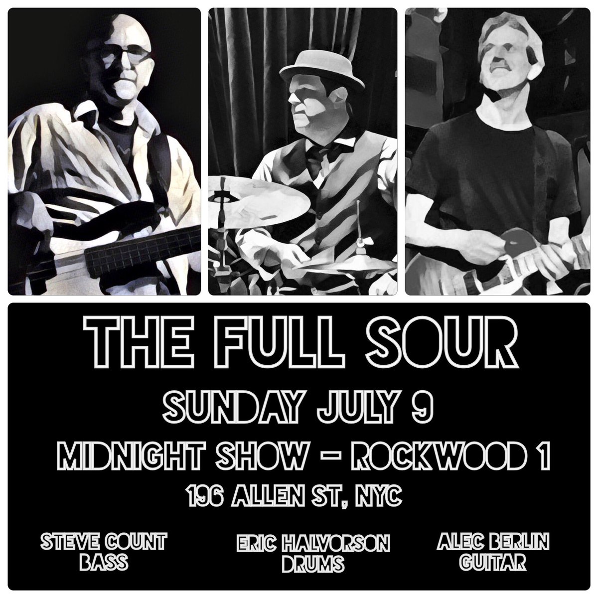 Special midnight show on Sunday at <a href="/RockwoodNYC/">Rockwood Music Hall</a> Gonna be good.