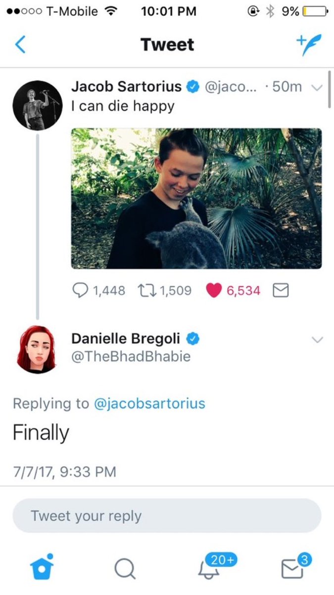 musershaderoom on twitter jacob s clap back to dani is a new level