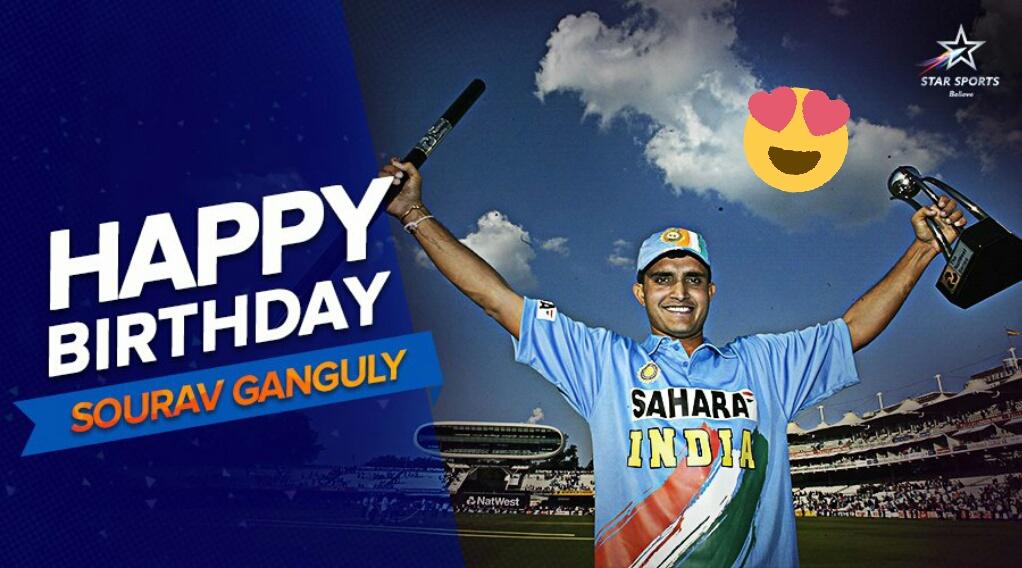 Happy birthday sourav ganguly 