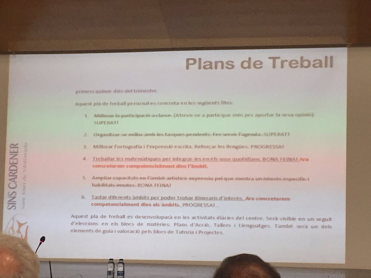 mabelvillaescus's tweet photo. Cada dos semanas la familia recibe un informe del progreso en los objetivos del plan individual en SIS Cardener #Novadors17 https://t.co/rxQosogQXJ