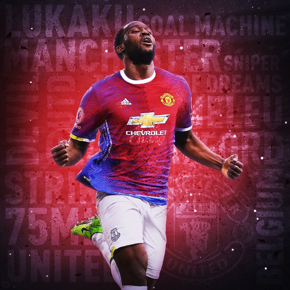 ManUnitedWorld's tweet photo. Welcome to Manchester United @RomeluLukaku9 🇾🇪📝⚽️ https://t.co/5PJJ5W0Qoz