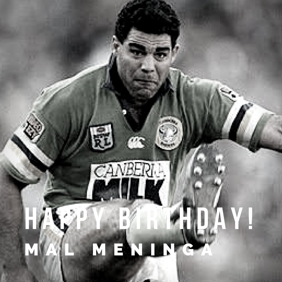 Happy Birthday to Canberra Raiders legend Mal Meninga! He\s 57 today! 