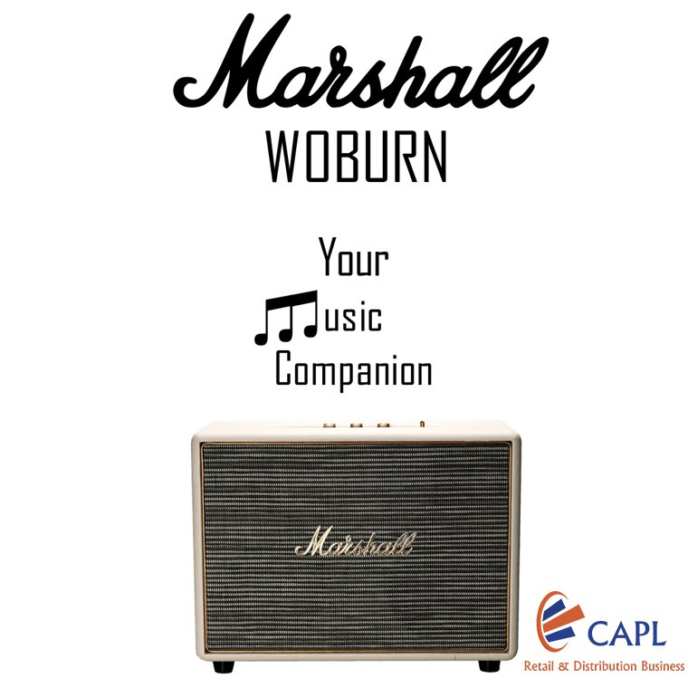 ChdCapl's tweet photo. A closer look at the #Marshall CAPL - Charanjeet Associates Pvt. Ltd. You can still purchase this limited edition speaker from @ChdCapl https://t.co/nsD8oAbcGH