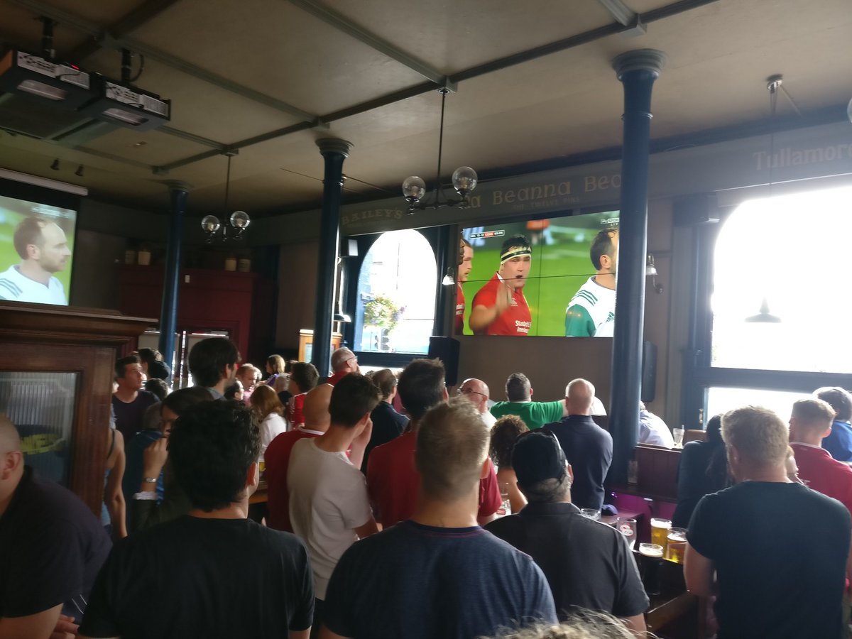 twelve_pins's tweet photo. Fantastic crowd &amp; craic here as we enter the final ten minutes of the game! @AllBlacks @lionsofficial @FinsburyParkRFC #LionsNZ2017 https://t.co/EmoHdTT4Hq