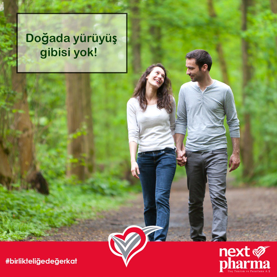 nextpharmailac's tweet photo. Haftasonu geldi çattı!
Doğada yürüyüş yapmak size ilaç gibi gelecek. ;) 
#sağlıklıyaşam #haftasonu #birlikteliğedeğerkat #nextpharma https://t.co/NnnTkxooV9