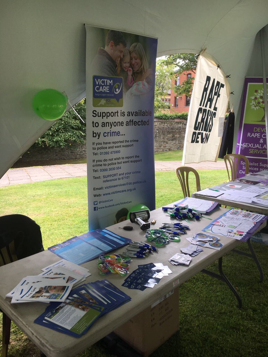 VictimCare's tweet photo. VCU @ North Devon Diversity festival today from 11-5 @ Castle Green Barnstaple @DC_PCC @DC_Police #HelpCopeRecover https://t.co/PgJrfGYJAs