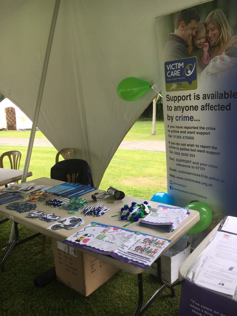 VictimCare's tweet photo. VCU @ North Devon Diversity festival today from 11-5 @ Castle Green Barnstaple @DC_PCC @DC_Police #HelpCopeRecover https://t.co/PgJrfGYJAs